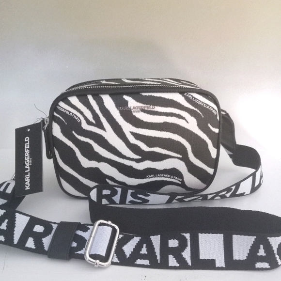 Karl Lagerfeld Handbags - Karl Lagerfeld Zebra Print Crossbody